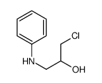 1-anilino-3-chloropropan-2-ol Structure