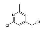 2-chloro-4-(chloromethyl)-6-methylpyridine structure