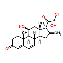 Isoprednidene Structure