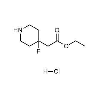 2-(4-氟哌啶-4-基)乙酸乙酯盐酸盐图片