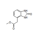 Methyl 2-(2-Oxo-2,3-dihydro-4-benzimidazolyl)acetate Structure