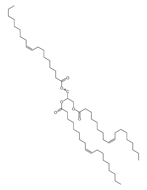 2,3-bis[[(Z)-octadec-9-enoyl]oxy]propyl (Z)-octadec-9-enoate Structure