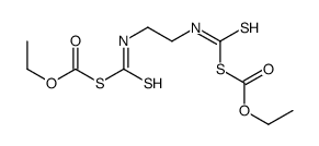 ethyl 2-(ethoxycarbonylsulfanylcarbothioylamino)ethylcarbamothioylsulfanylformate结构式