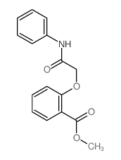 methyl 2-(phenylcarbamoylmethoxy)benzoate结构式