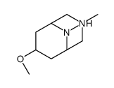 3,9-Diazabicyclo[3.3.1]nonane,7-methoxy-9-methyl-(8CI) structure