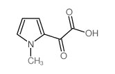 2-(1-methyl-1H-pyrrol-2-yl)-2-oxoacetic acid Structure