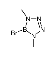 5-Bromo-4,5-dihydro-1,4-dimethyl-1H-tetrazaborole structure