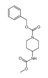 benzyl 4-(methoxycarbonylamino)piperidine-1-carboxylate Structure