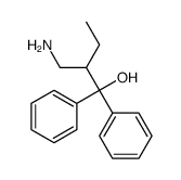 Benzenemethanol, a-[1-(aminomethyl)propyl]-a-phenyl-结构式