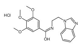 N-[2-(benzimidazol-1-yl)ethyl]-3,4,5-trimethoxybenzamide,hydrochloride结构式