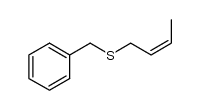 benzyl (Z)-but-2-en-1-yl sulfide Structure