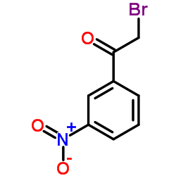 2-溴-3'-硝基苯乙酮结构式