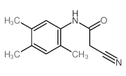 Acetamide,2-cyano-N-(2,4,5-trimethylphenyl)- structure