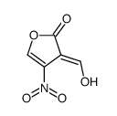 3-Furancarboxaldehyde, 2-hydroxy-4-nitro- (9CI)结构式