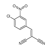 (4-Chloro-3-nitrobenzylidene)malononitrile Structure