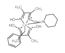 Cobalt,bis[[2,3-butanedione 2,3-di(oximato-kN)](1-)](phenylmethyl)(pyridine)-, (OC-6-12)-结构式