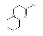 4-硫代吗啉丙酸结构式