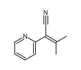 3-methyl 2-(2-pyridyl) 2-butene nitrile结构式