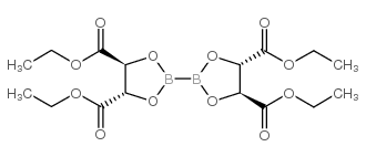 Bis(diethyl-D-tartrate glycolato)diboron structure