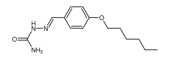 2-(4-(hexyloxy)benzylidene)hydrazinecarboxamide Structure