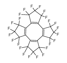 tetrakis(perfluorocyclopenta)cyclooctatetraene Structure