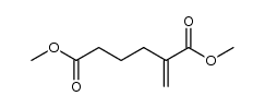 Dimethyl 2-methylidenehexane-1,6-dioate Structure