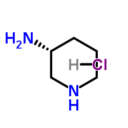 (R)-3-氨基哌啶二盐酸盐结构式