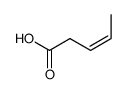 (Z)-3-Pentenoic acid结构式