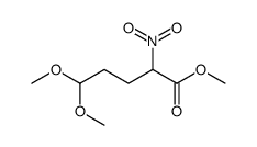 methyl 5,5-dimethoxy-2-nitropentanoate结构式