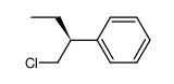 (S)-(+)-1-chloro-2-phenylbutane结构式