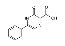 3-oxo-5-phenyl-3,4-dihydro-pyrazine-2-carboxylic acid结构式