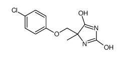 5-[(4-chlorophenoxy)methyl]-5-methylimidazolidine-2,4-dione Structure