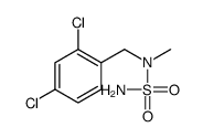 2,4-dichloro-1-[[methyl(sulfamoyl)amino]methyl]benzene Structure