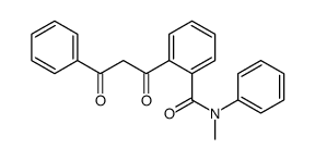 N-methyl-2-(3-oxo-3-phenylpropanoyl)-N-phenylbenzamide结构式