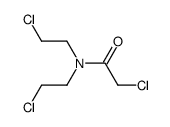 chloro-acetic acid-[bis-(2-chloro-ethyl)-amide] Structure