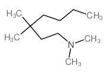N,N,3,3-tetramethylheptan-1-amine Structure