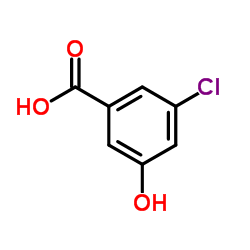 3-氯-5-羟基苯甲酸结构式