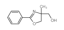 4-Oxazolemethanol,4,5-dihydro-4-methyl-2-phenyl-结构式