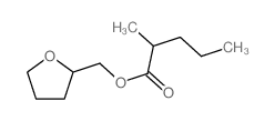 Pentanoic acid, 2-methyl-, (tetrahydro-2-furanyl)methylester structure