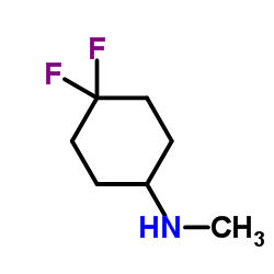 Cyclohexanamine, 4,4-difluoro-N-methyl- (9CI) structure