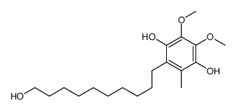 2-(10-hydroxydecyl)-5,6-dimethoxy-3-methylbenzene-1,4-diol Structure