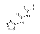 4-[1,3,4]thiadiazol-2-yl-allophanic acid methyl ester Structure