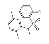 2-[[1-(2,5-Dimethylphenyl)ethyl]sulfonyl]pyridine 1-oxide Structure