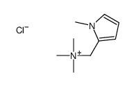 trimethyl-[(1-methylpyrrol-2-yl)methyl]azanium,chloride Structure