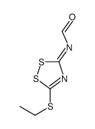 N-(5-ethylsulfanyl-1,2,4-dithiazol-3-ylidene)formamide结构式