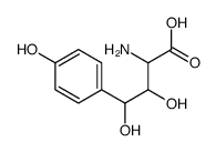 2-amino-3,4-dihydroxy-4-(4-hydroxyphenyl)butanoic acid结构式