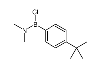 N-[(4-tert-butylphenyl)-chloroboranyl]-N-methylmethanamine Structure