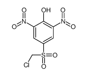 4-(chloromethylsulfonyl)-2,6-dinitrophenol Structure