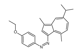 (3,8-dimethyl-5-propan-2-ylazulen-1-yl)-(4-ethoxyphenyl)diazene结构式