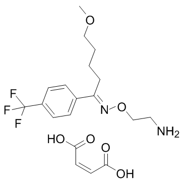 Fluvoxamine maleat structure